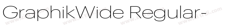 GraphikWide Regular字体转换